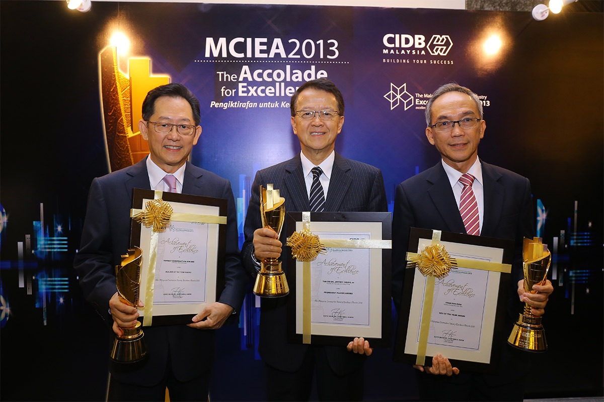 2014-Prominent Player Award by Construction Industry Development Board Malaysia